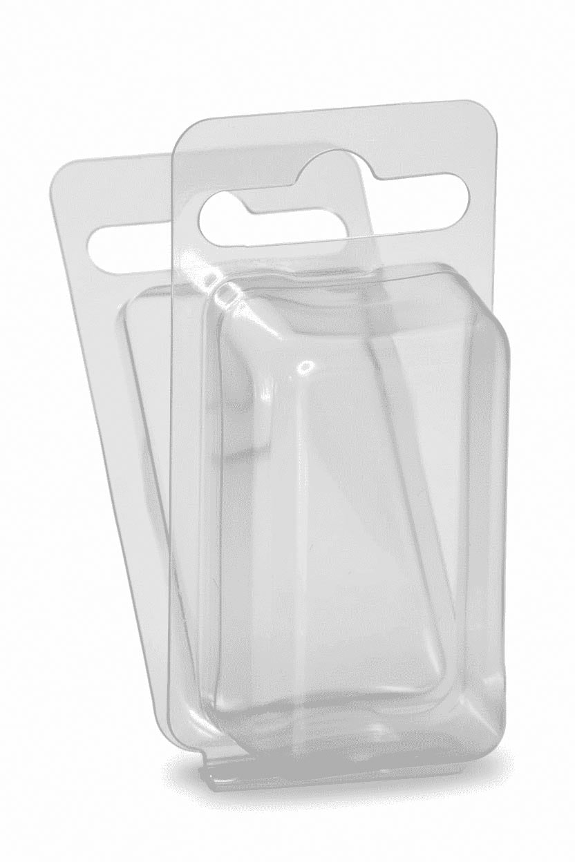 Clamshell blister sample 34*60*20mm