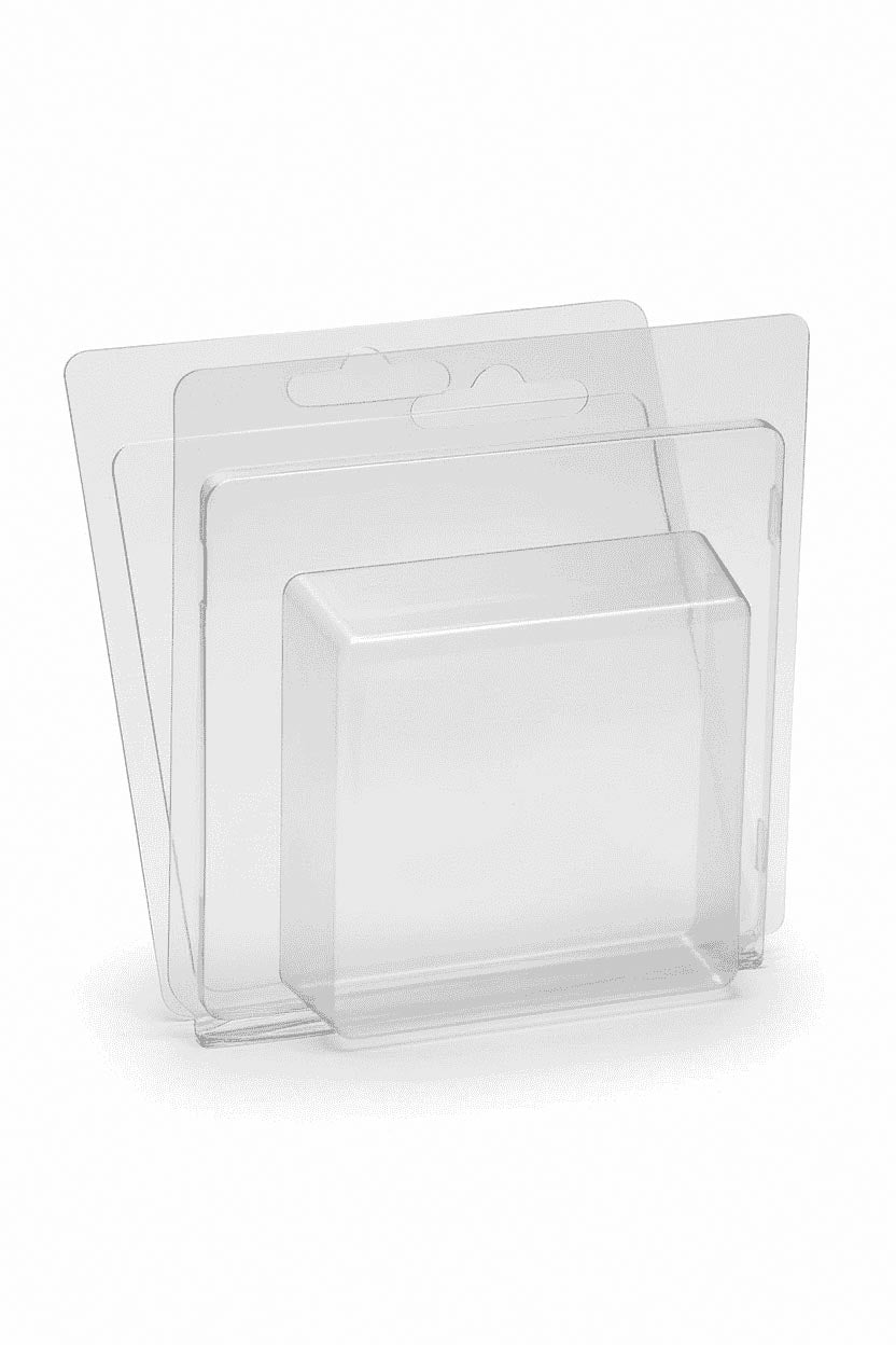 Clamshell blister sample 85*85*30mm