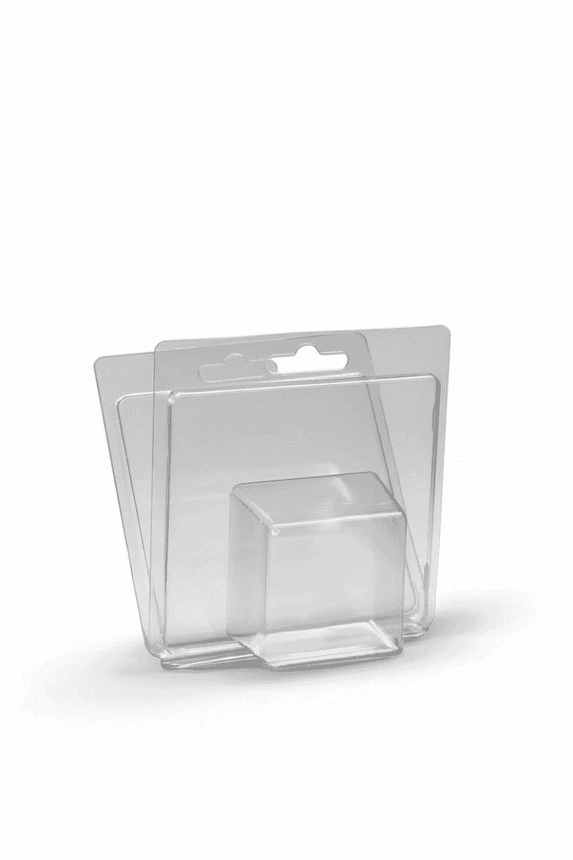 Clamshell blister sample 65*65*40mm