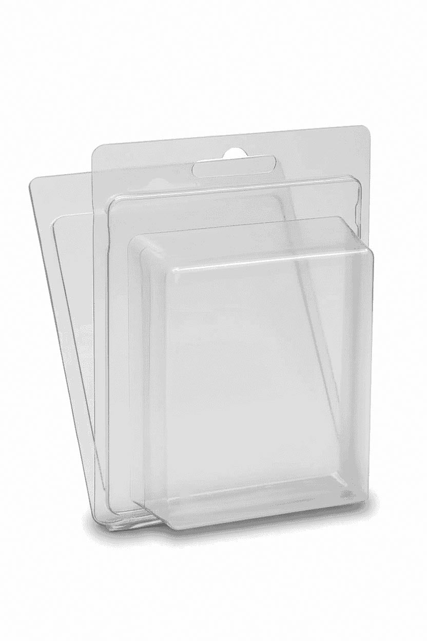 Clamshell blister sample 90*110*40mm